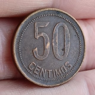 50 cts 1937 *34 - II República - Cobre