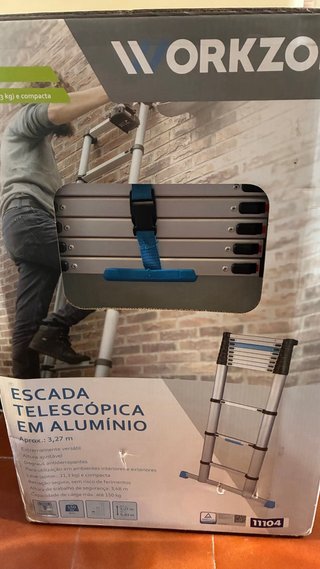 Escalera telescópica aluminio WORKZONE