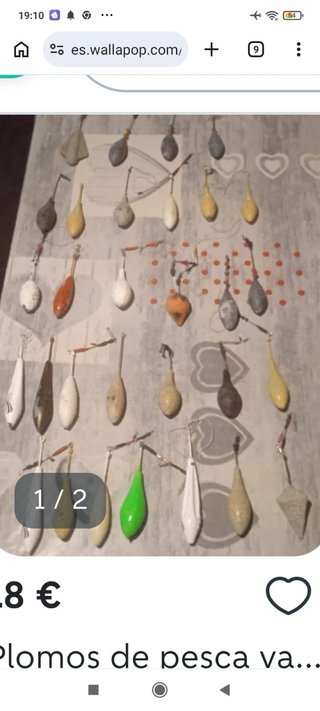 Plomos de pesca variados