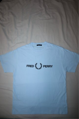 Camiseta Fred Perry Azul