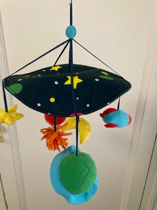 Mobile Spaziale per Culla di Ikea