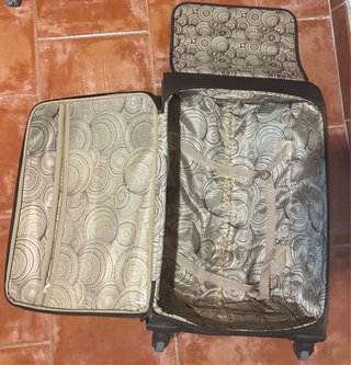 Maleta grande marrón 60x40x25