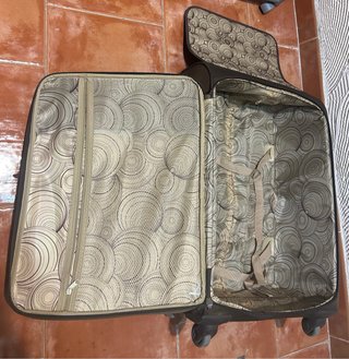 Maleta grande marrón 60x40x25