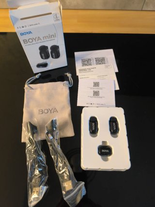 Micrófonos Inalámbricos BOYA Mini 2.4 GHz *NUEVOS*
