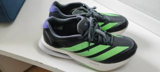 Zapatillas Adidas Adizero Running Negras y Verdes