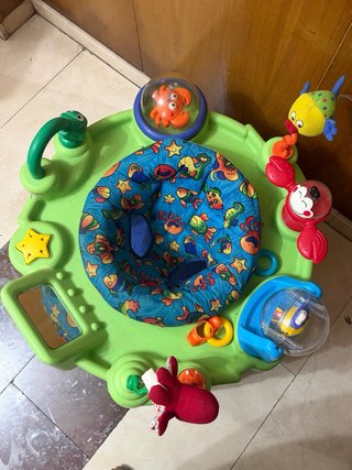 Centro de Actividades Evenflo ExerSaucer Marino