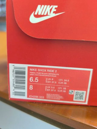Nike Shox Ride 2 Zapatillas Negras Rojas