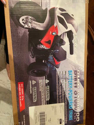 Moto Eléctrica BMW Niños 18-36 Meses