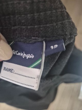 Pantalón uniforme escolar gris