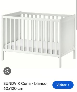 Cuna Ikea Sundvik + colchón
