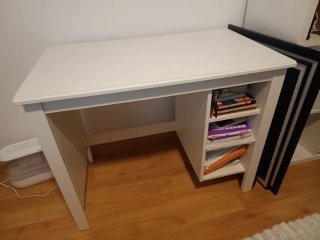 Mesa escritorio de estudio Brusali Blanca