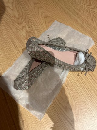 Bailarinas Cremades Rejilla Oro Talla 38