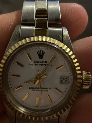 Orologio Rolex Oyster Perpetual Oro Argento