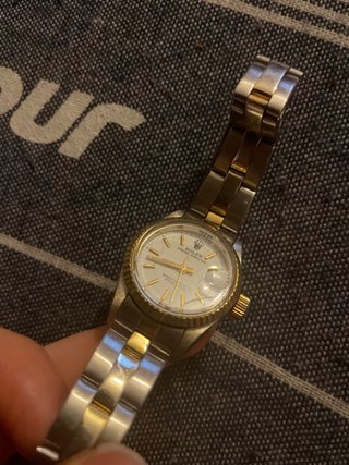 Orologio Rolex Oyster Perpetual Oro Argento