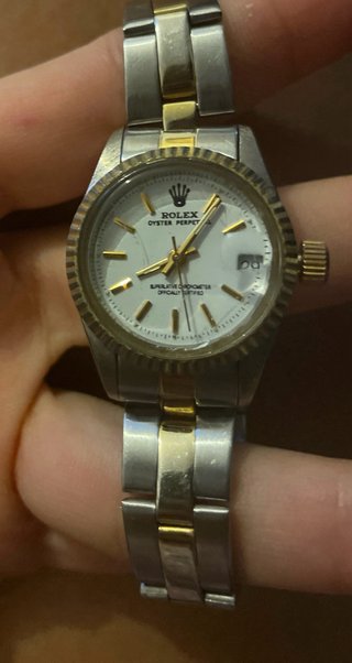 Orologio Rolex Oyster Perpetual Oro Argento