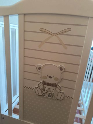 Cuna bebé + mueble cambiador bañera