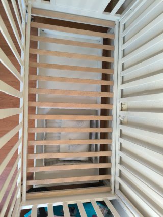 Cuna bebé + mueble cambiador bañera