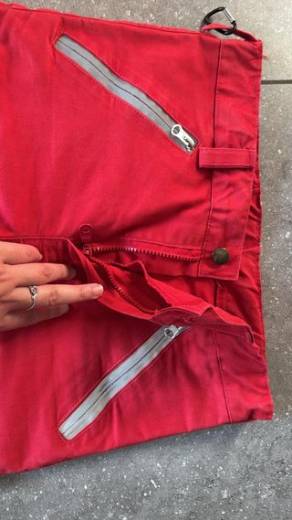 Pantaloni Croce Rossa Italiana Rossi