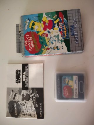The Simpsons Bart vs. The Mutants - Game Gear