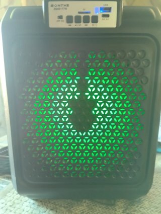 Altavoz Karaoke BONTHE ZQS8177W con Micrófononuevo