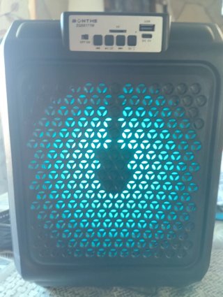 Altavoz Karaoke BONTHE ZQS8177W con Micrófononuevo