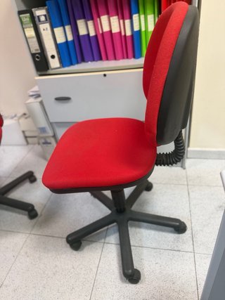 Silla de oficina/formación roja