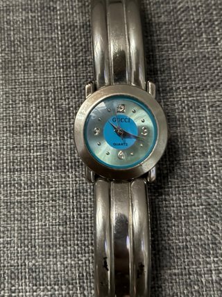 Reloj Mujer Esfera Azul Plata