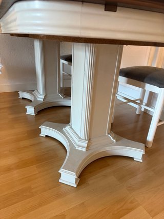 Mesa comedor extensible madera maciza