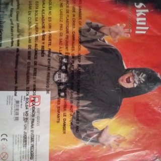 Disfraz skull Adulto Talla Única