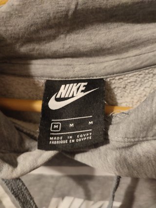 Sudadera Nike Air Gris Capucha Talla M