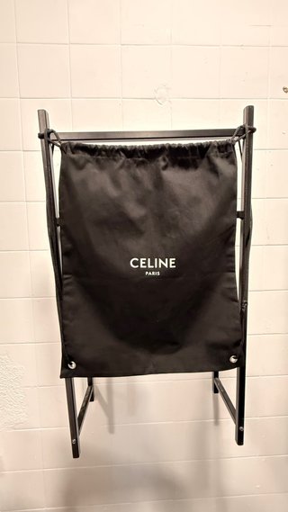 Borsa di cotone Celine nera