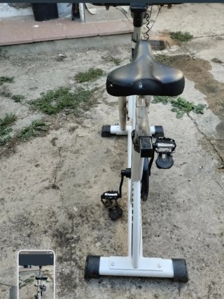 Bicicleta Estática Blanca