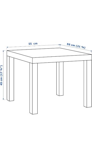 Mesa auxiliar 55x55x45