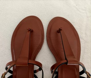 Sandalias piel. Zara. T.37.