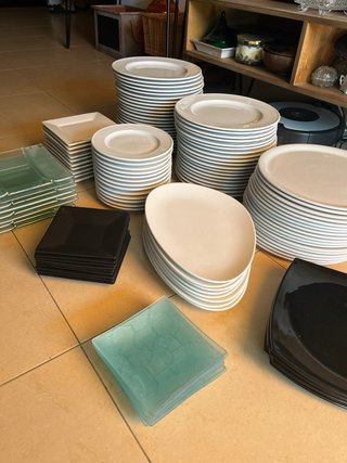 Platos La Cartuja Hostelería Cerámica Blancos