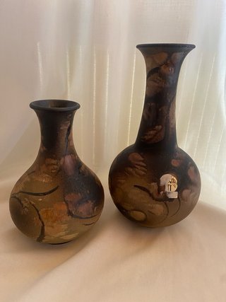 Coppia Vasi Ceramica Ruscha Art Vintage anni ‘60