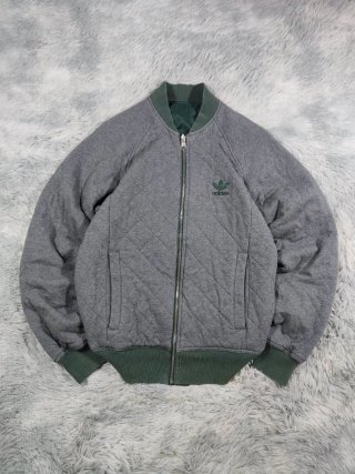 Chaqueta Bomber Adidas Reversible Verde Gris S/M