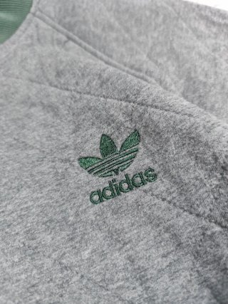 Chaqueta Bomber Adidas Reversible Verde Gris S/M
