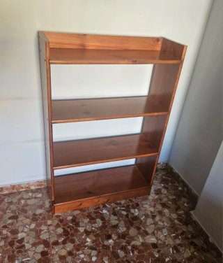 Estantería madera maciza 4 baldas