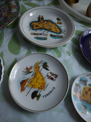 Lote de platos decorativos