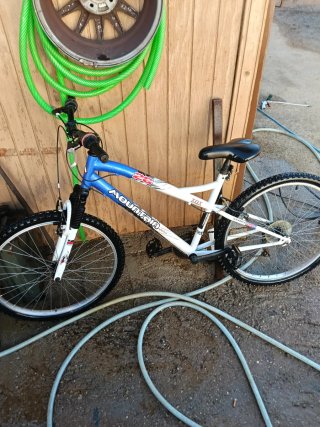 Bicicleta de Montaña 26 Azul y Blanca