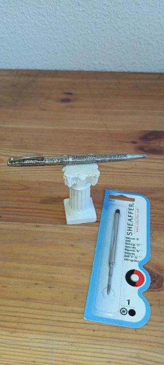 Bolígrafo Sheaffer chapado en plata