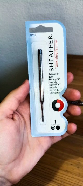 Bolígrafo Sheaffer chapado en plata