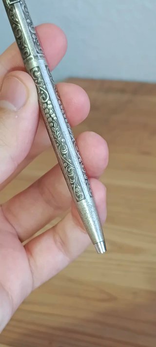 Bolígrafo Sheaffer chapado en plata