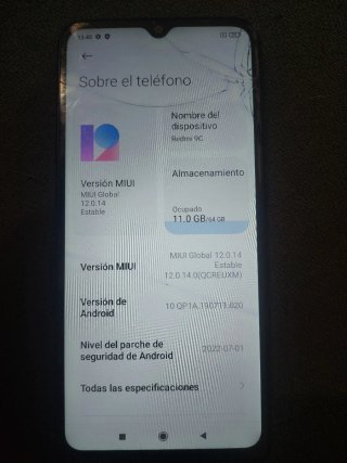 Xiaomi Redmi 9C Negro