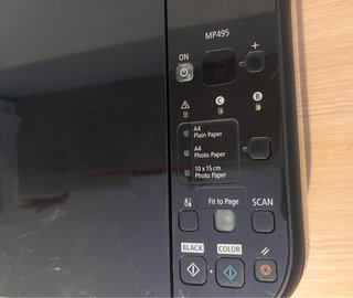 Impresora Canon PIXMA WiFi Negra Mod MP495