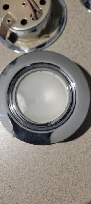 Faretti LED da incasso cromati (4 pezzi)