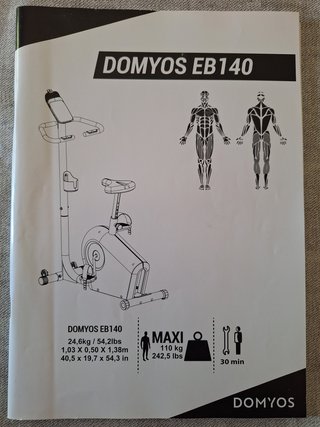 Bicicleta Estática Domyos EB140