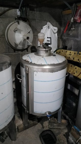 Prensa,Estrujadura y Tanques para vino (acero inox