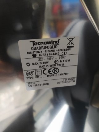 Cappa Cucina Tecnowind Quadrifoglio Inox